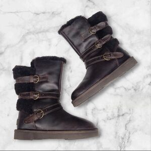 UGG BECKET CHOCOLATE WATER RESISTANT WOMEN BOOT Size 5